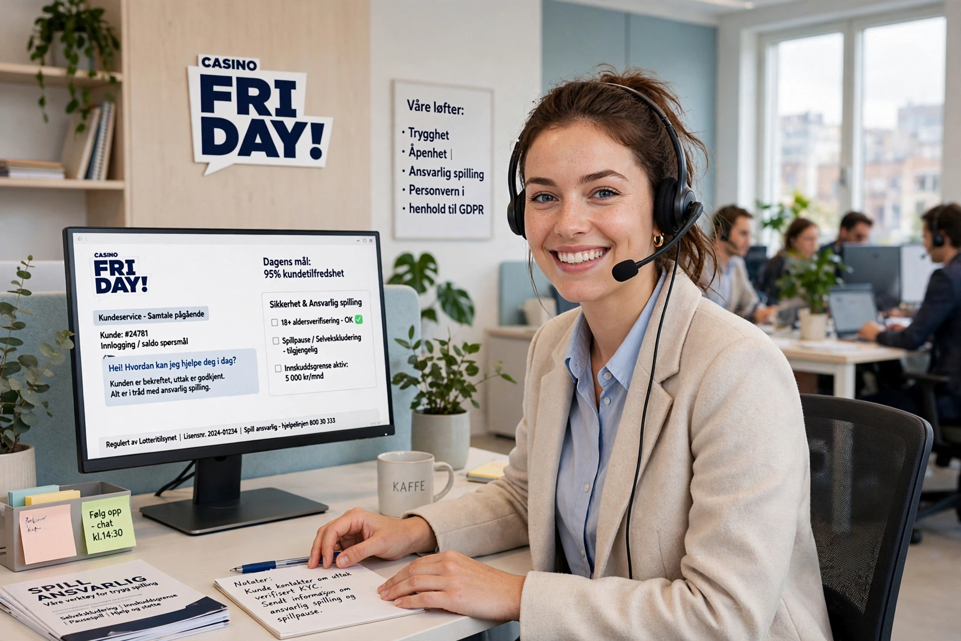 24-timers støtte online FRIDAY CASINO