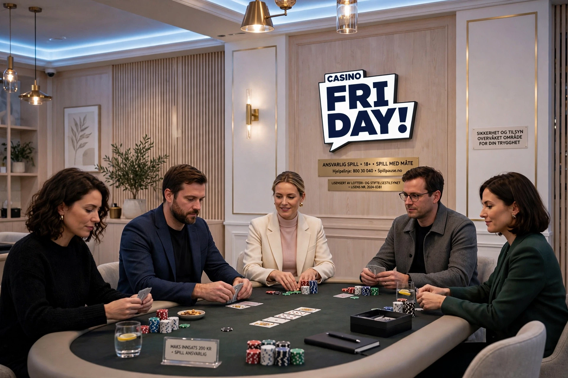 pokerturnering hos FRIDAY CASINO