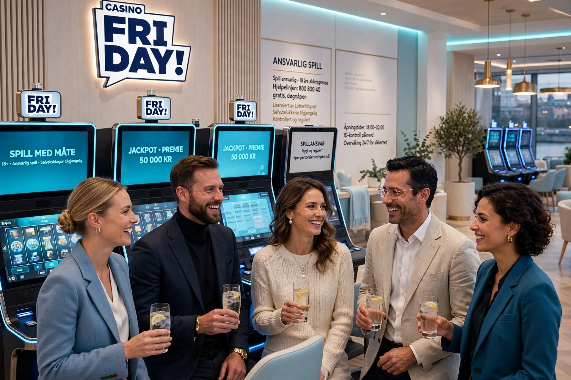 De beste spilleautomatene hos FRIDAY CASINO