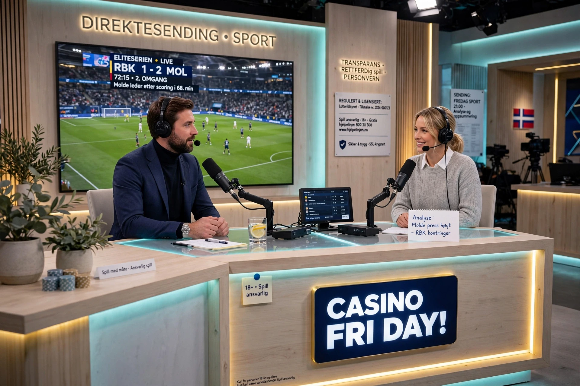 Innsatser på fotball hos Friday Casino