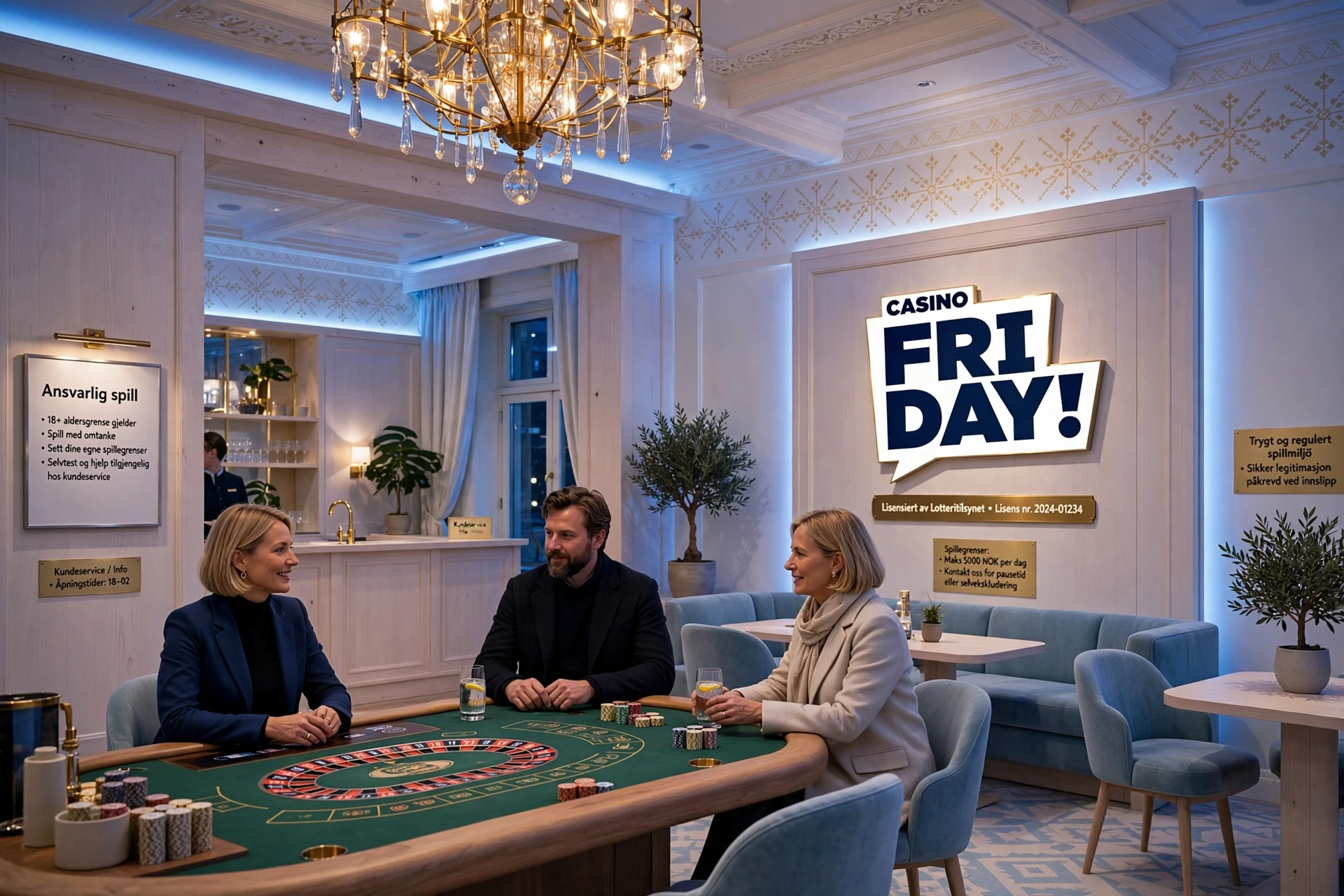The casino and the French flag Friday Casino CASINO